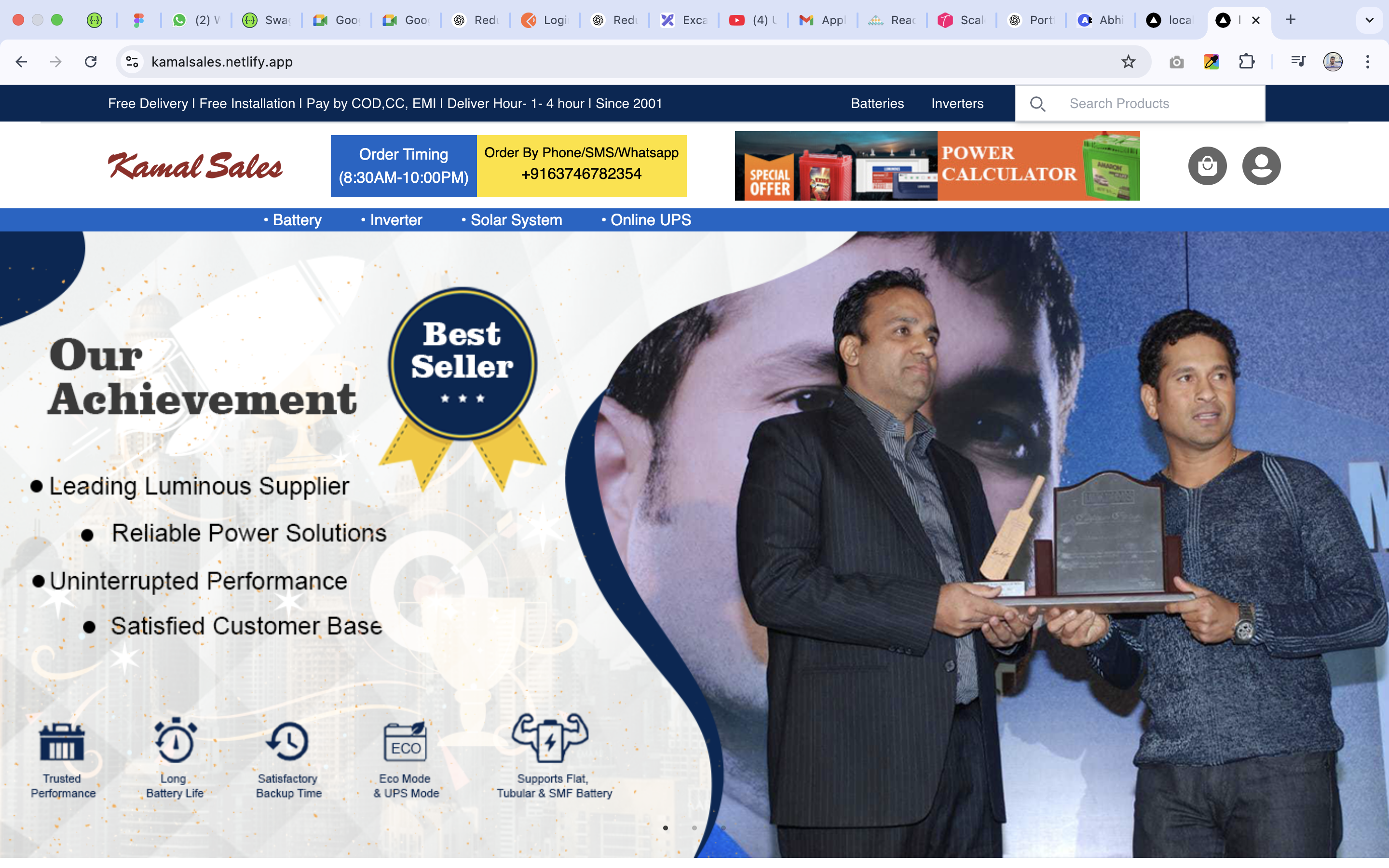 Kamal Sales Website