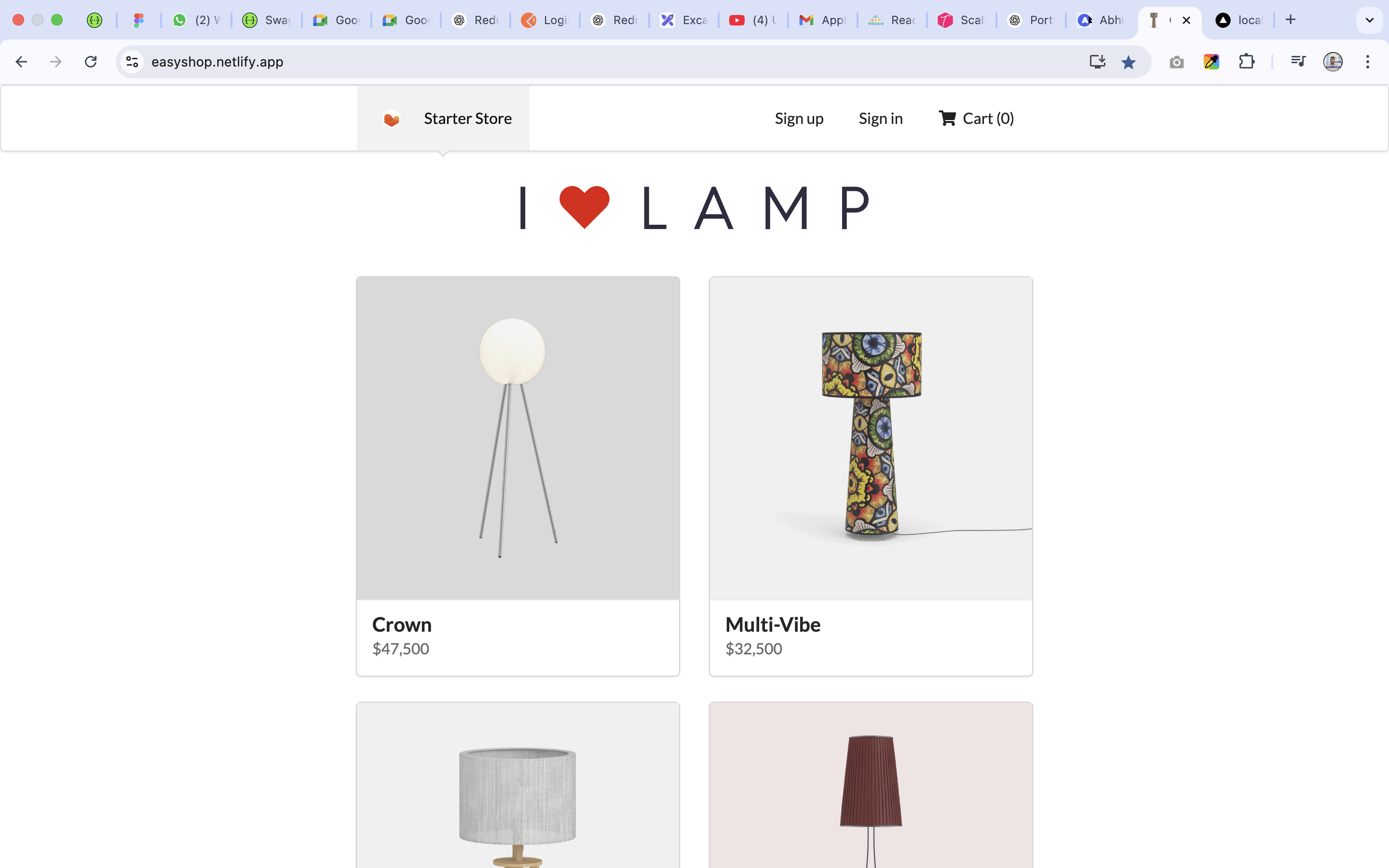 I Love Lamp Website